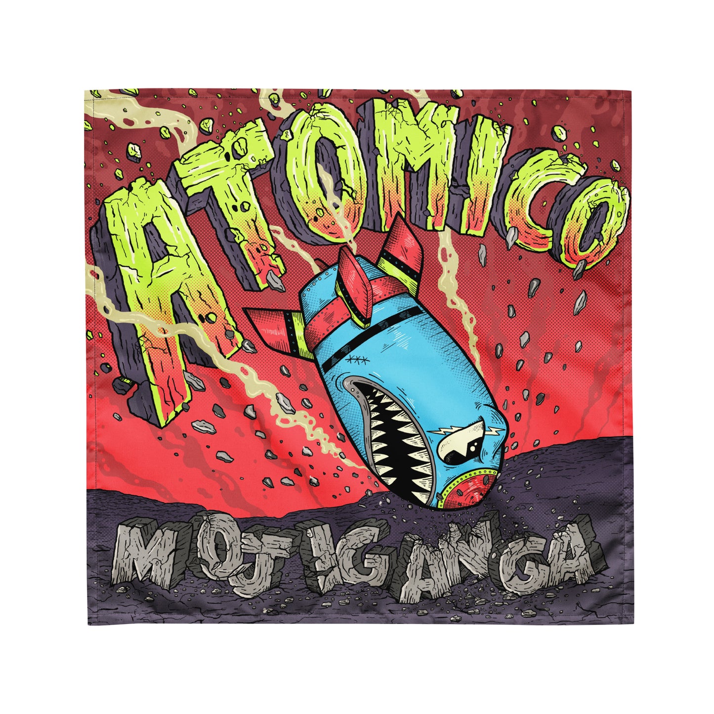 Atómico print bandana
