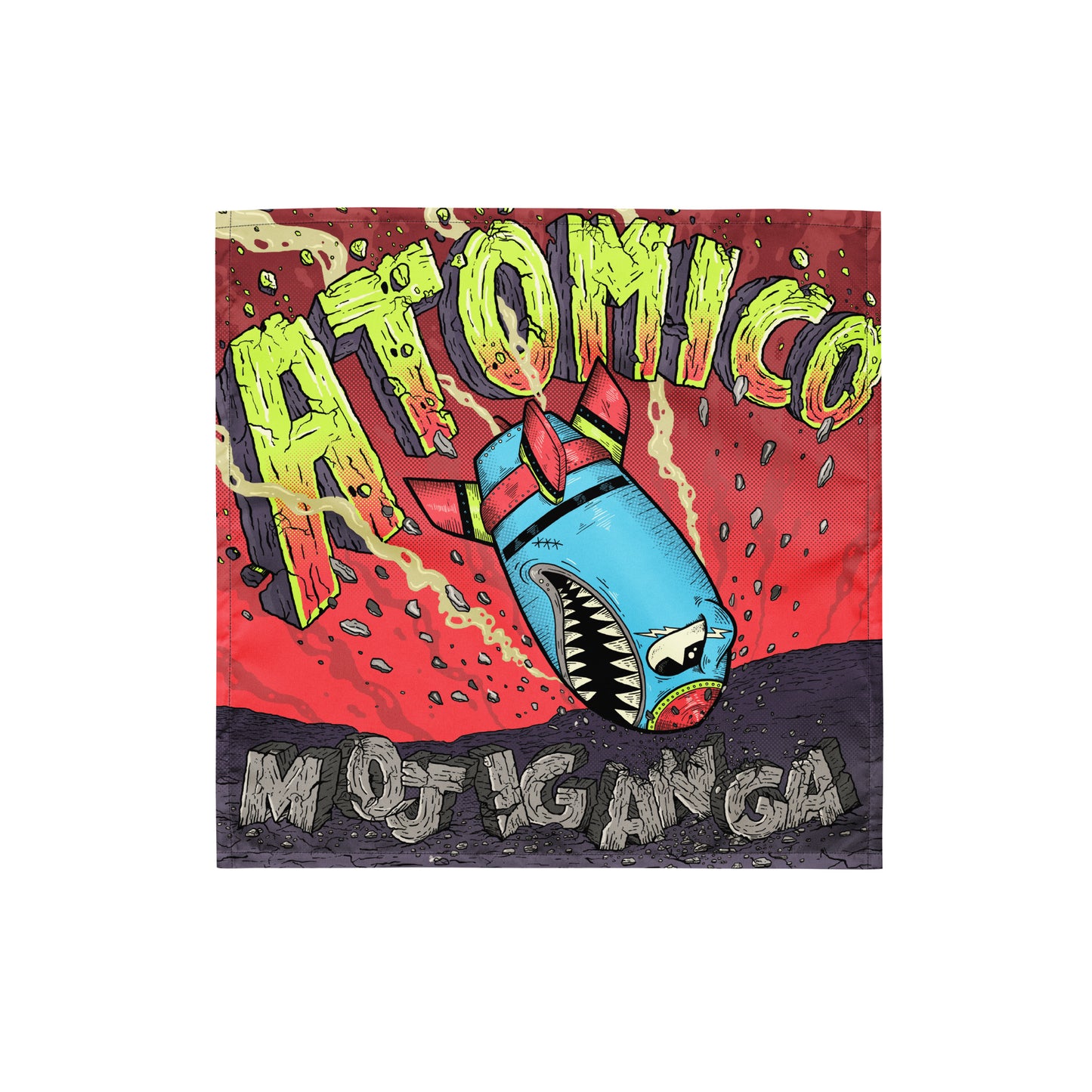 Atómico print bandana