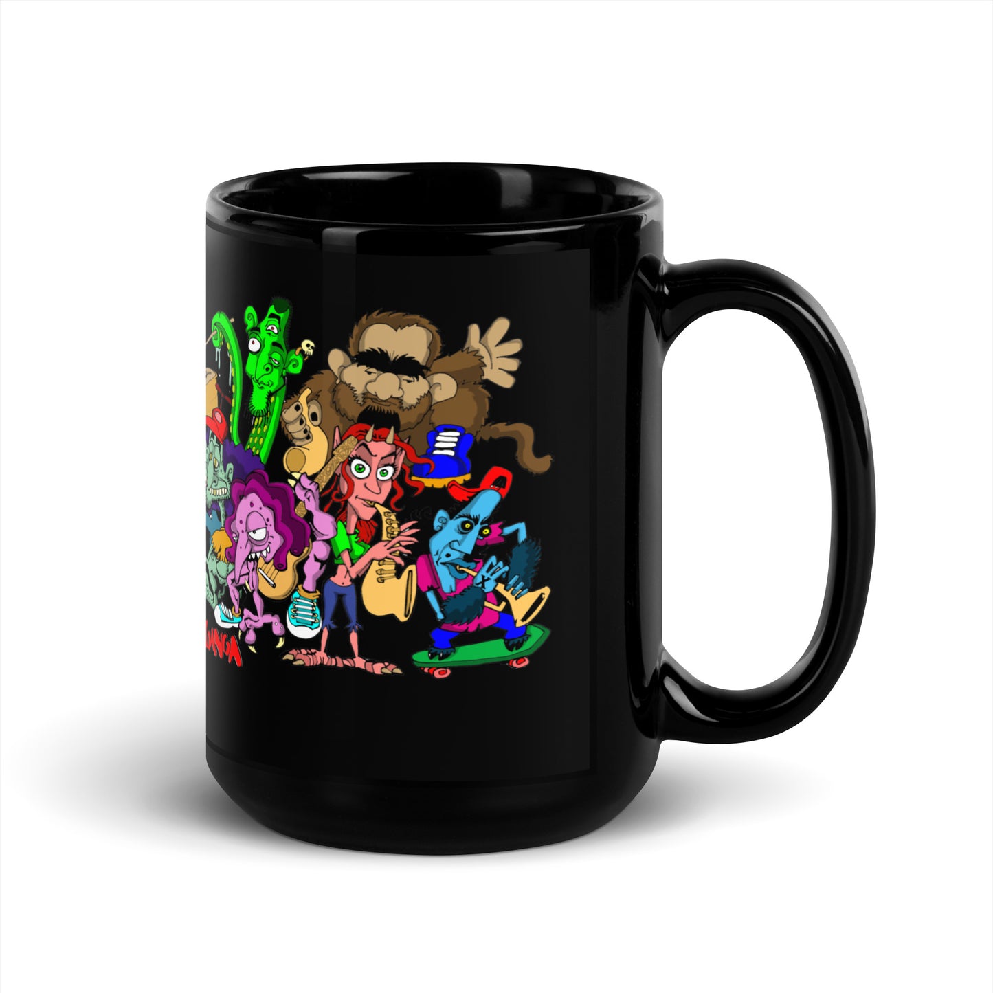 Black Glossy Mug